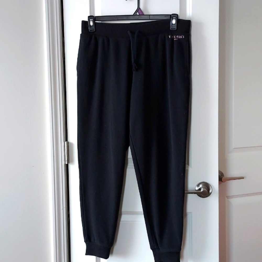 Victoria's Secret black joggers medium